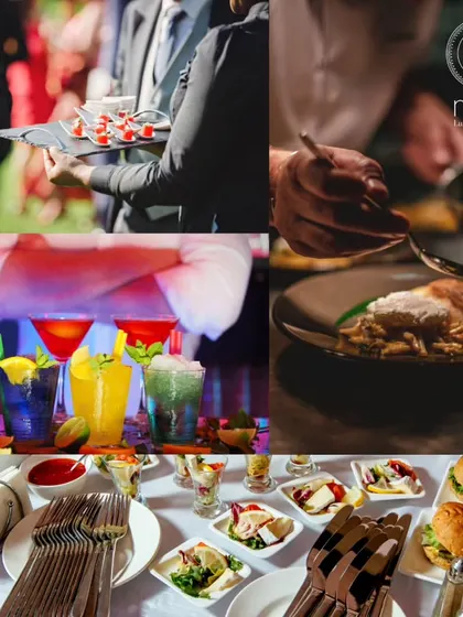 A collage of images from various events, showcasing our versatility. We deliver nothing but luxury, whether it's for a private party, a wedding, or a corporate gala.