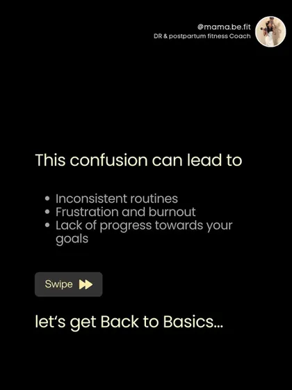 The confusion from contradictory fitness advice can lead to inconsistent routines, frustration, and a lack of progress. Let's get back to the basics.