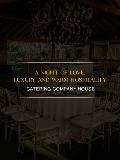 We believe in creating a night of love, luxury, and warm hospitality. This image captures the elegant ambiance we help create for your most special celebrations.