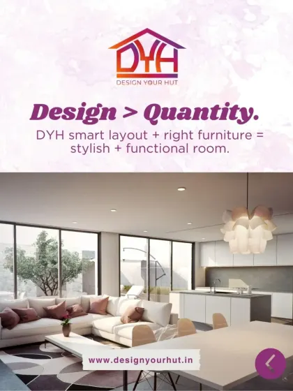 My core design philosophy is simple: design is more important than quantity. A cluttered room feels chaotic, but a space with a smart layout and the right furniture becomes stylish, functional, and breathes personality. This is how I create timeless, not just trendy, homes.