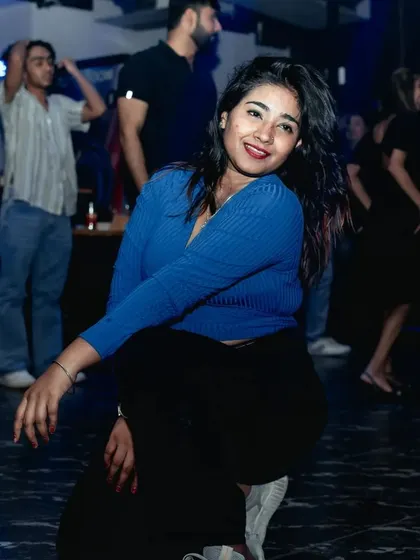A snapshot of the pure joy on the dance floor. My goal is to create a space where everyone feels free to let loose and have a great time.