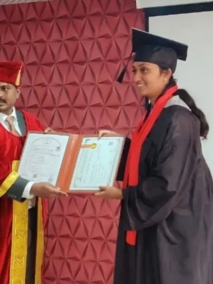 Receiving my diploma on graduation day. Formally training as a chef was a dream come true.