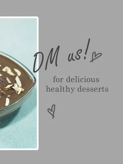 Looking for delicious, healthy desserts? We've got you covered. DM us to find out about our sweet treats that you can enjoy without the guilt.