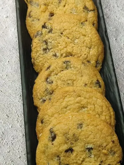 Classic chocolate chip cookies, perfectly baked. A foundational recipe that we teach with tips for getting the perfect texture.