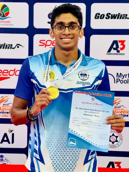 A powerful podium finish for BAC in the Men's 200m Freestyle. Aneesh Gowda secured the gold medal with a phenomenal swim, showcasing the results of his dedicated long distance freestyle training program.