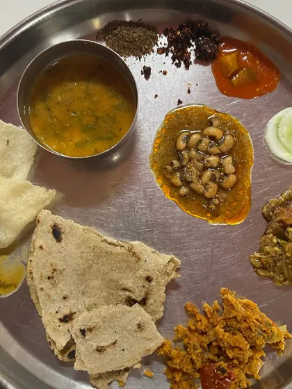 A classic thali filled with a variety of local dishes, textures, and flavors. Exploring a culture through its food is a sensory journey that complements our exploration through dance.