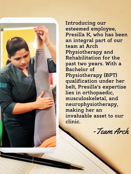 Introducing Presilla K, an integral part of our team whose expertise lies in orthopaedic, musculoskeletal, and neurophysiotherapy.