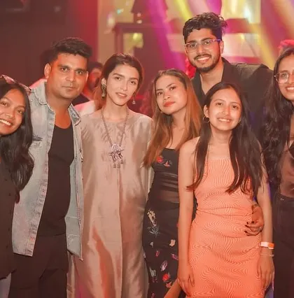 A group photo with guests at Toca.