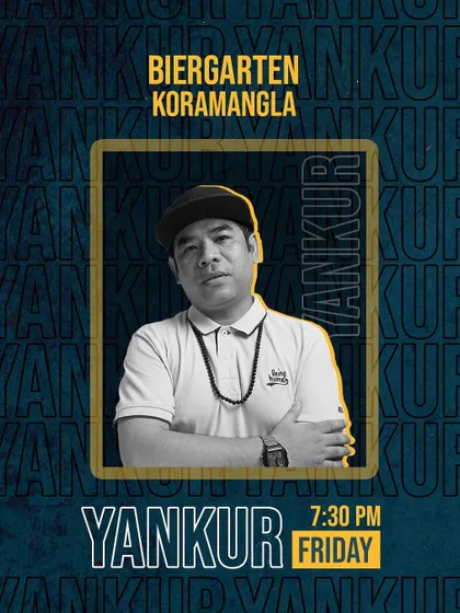 Another gig flyer, this time for a Friday night set at Biergarten. I teach you not just how to DJ, but also how to get gigs.