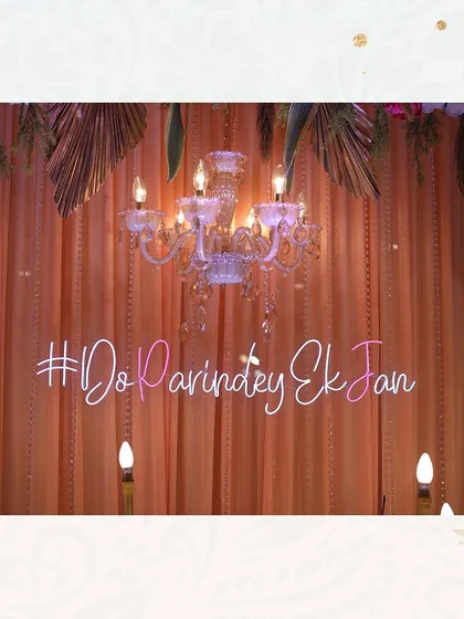 "Do Parindey Ek Jaan" represents the romantic tale of this couple, marking a new chapter in their love story at our hall.