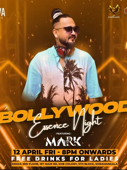 Another Bollywood Essence Night flyer, showing my residency at Drava.