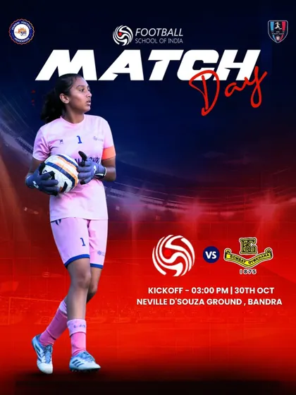 Our goalkeeper is ready. A matchday poster showcasing the focus and determination of our last line of defense.