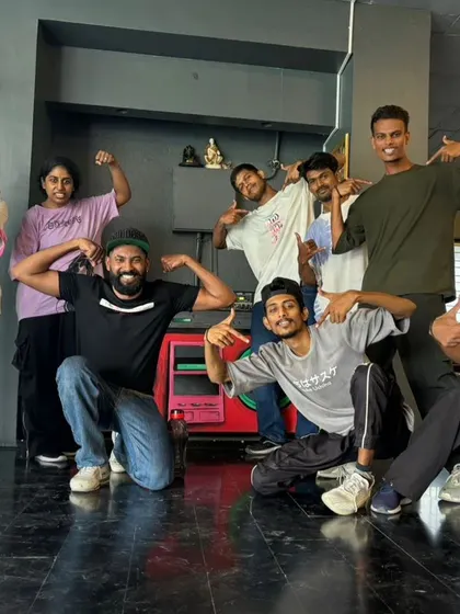 Another group of SDDP students after a training session. The camaraderie is clear.