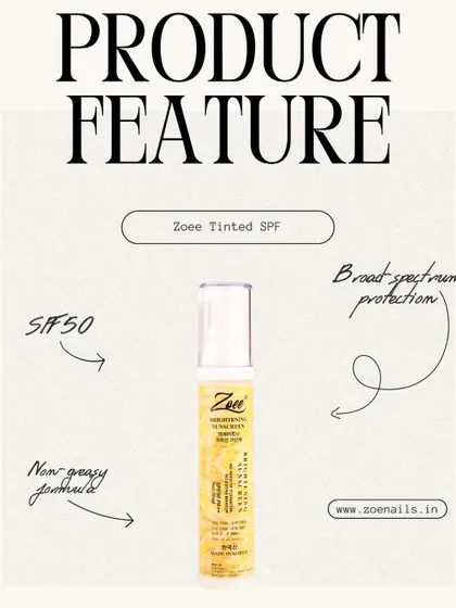 My Tinted SPF offers broad-spectrum SPF 50 protection with a non-greasy formula and a hint of colour. It's the perfect way to even out your skin tone while staying protected from the sun.