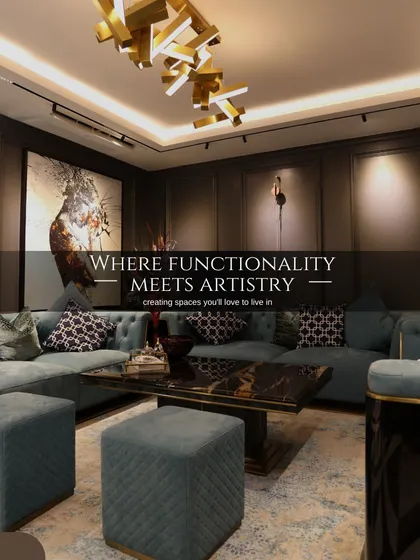 This living room is where functionality meets artistry. I used a bold, modern chandelier, custom artwork, and plush teal seating to create a space that is not only beautiful but also a joy to live in.