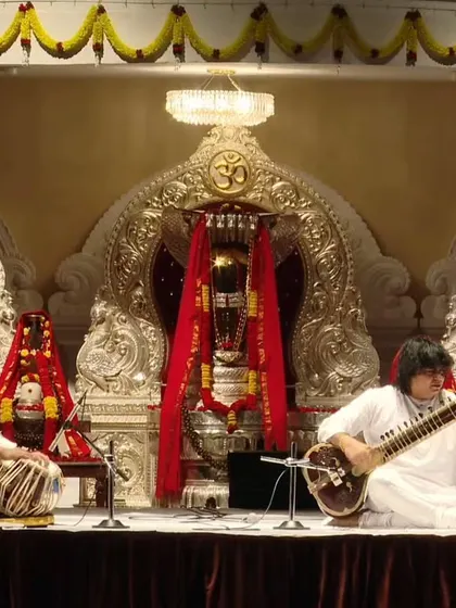 A collection of images from various concerts with the one and only Pandit Niladri Kumar ji. Whether on the sitar or his Zitar, every concert with him is a masterclass in creativity.