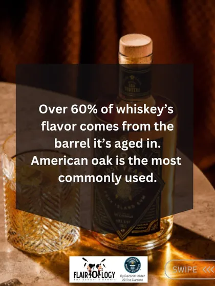Did you know over 60% of a whiskey's flavor comes from the barrel it's aged in? We teach the science of maturation and how different types of wood, like American oak, impact the final spirit.