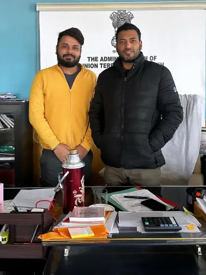 **Working with the Administration of Ladakh.** A photo from our meeting with the General Manager of Finance for the Union Territory of Ladakh. We are proud to provide our services and support to administrations across the country.