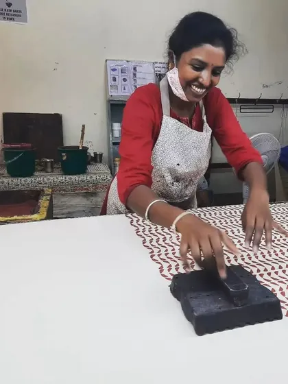 The future of our craft is in nurturing new talent. We are proud to partner with the Asha Foundation, training and working with specially-abled artisans who bring incredible skill, heart, and precision to the art of hand-block printing.