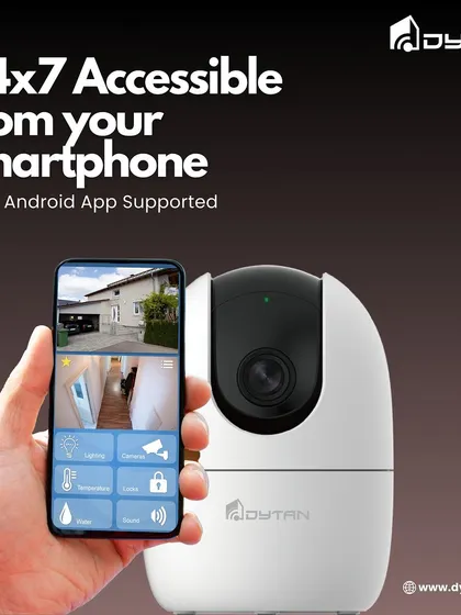 Keep an eye on your home 24/7 with my smart security camera and mobile app. You can monitor live feeds and control settings from your smartphone, ensuring peace of mind.