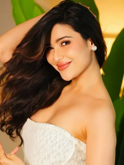 A smiling portrait that shows just how radiant and happy she looks.