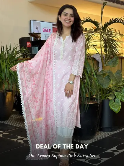 My Arpora Supima Pink Kurta Set is crafted from luxurious Supima cotton. It's incredibly soft to the touch and features beautiful embroidery for a polished look.