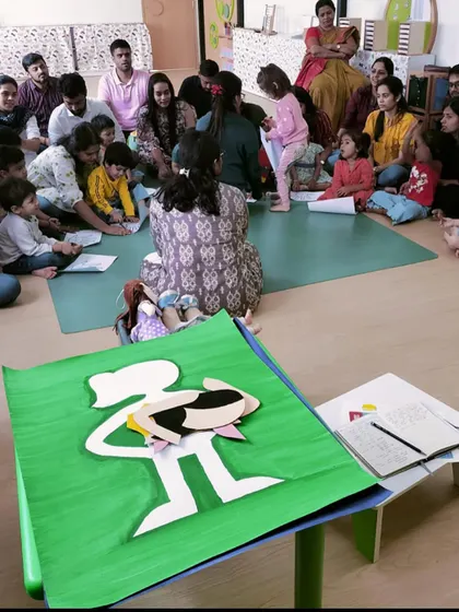 We prepare children for the real world with essential life skills. This gallery shows our Market Day, where kids learn about shopping and transactions, and important workshops on dental hygiene and personal safety, all taught in an engaging, age-appropriate manner.