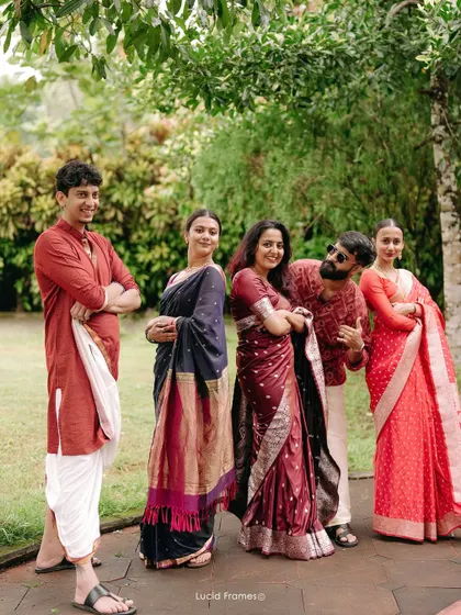 Fun with the wedding party! We love capturing the energy and camaraderie of the bride and groom with their friends.