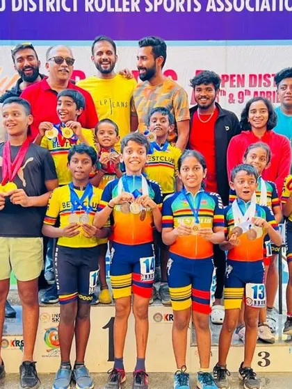 The next generation of champions. Our team on the podium after the open district selection trials for the 1st District National. The journey to the top starts here.