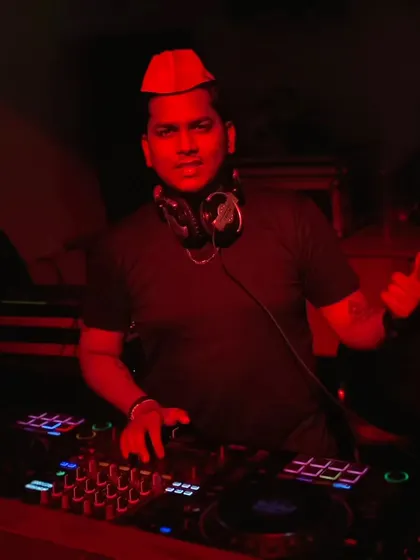 The red light hits, and the mood shifts. I use lighting and sound to create different emotional landscapes throughout my set.