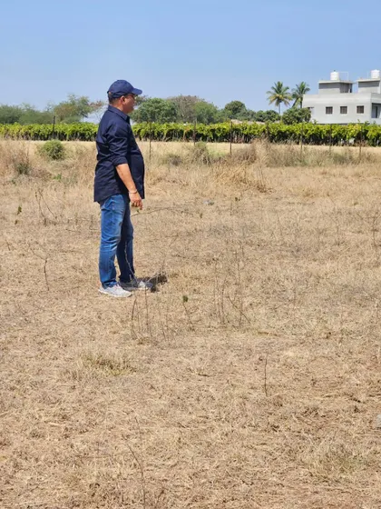 Standing on a new plot, I take time to connect with the space and its natural energies before beginning the technical analysis.