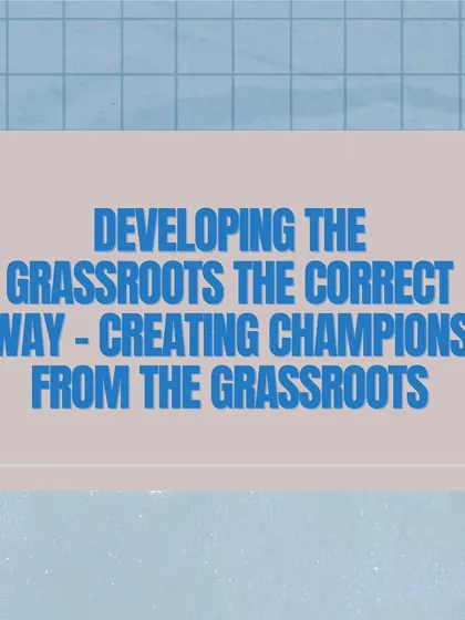 Our focus for 2024 is on developing the grassroots the correct way: creating champions from the grassroots.