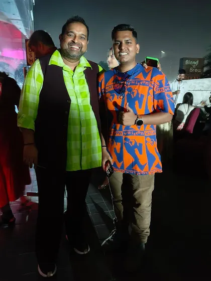 More moments from the private event, networking with esteemed guests.