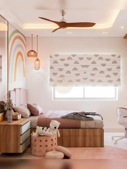 A collection of our bedroom designs, showcasing various styles from modern minimal to ethnic traditional. Each space is crafted to be a unique sanctuary, featuring custom furniture, layered lighting, and thoughtful details.