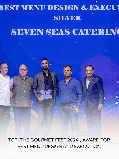We were awarded Silver for "Best Menu Design & Execution" at The Gourmet Fest 2024. This award celebrates our core philosophy of creating menus that are both innovative and flawlessly executed.