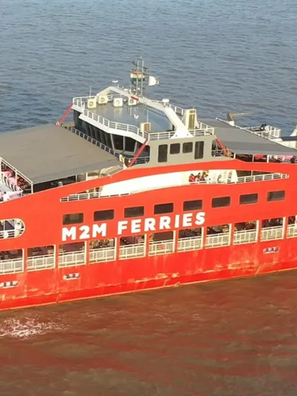 Your dream venue doesn't have to be on land. We planned and designed this entire wedding celebration on an M2M ferry, proving that when it comes to your big day, the sky, or in this case the sea, is the limit.