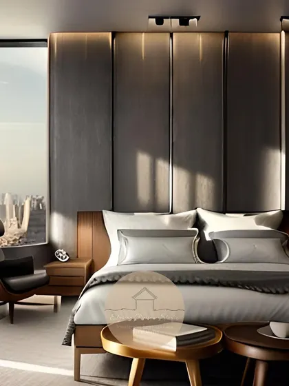 A collection of our bedroom designs, showcasing various styles from modern minimal to ethnic traditional. Each space is crafted to be a unique sanctuary, featuring custom furniture, layered lighting, and thoughtful details.