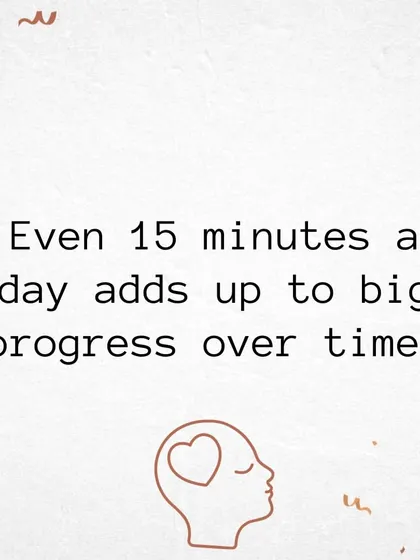 Just 15 minutes of writing a day is like a mini-workout for your mind. It helps you process thoughts, declutter your brain, and relax. This simple habit boosts creativity and focus, with progress that adds up over time.