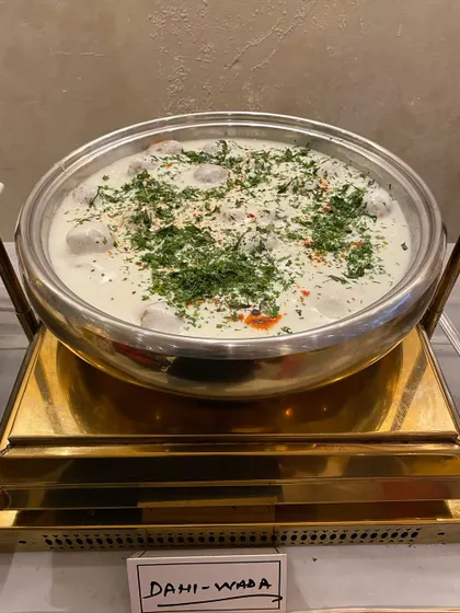 Dahi Vada is a refreshing and cooling addition to any buffet spread. Our vadas are perfectly soft, soaking up the spiced yogurt they are served in.