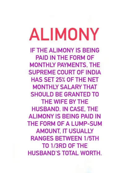 Understanding how alimony is calculated is key. The Supreme Court has set guidelines, often around 25% of net monthly salary for monthly payments, which I use as a benchmark when negotiating for my clients.