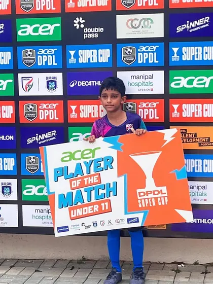 Congratulations to Ronith from our U11 team for his Player of the Match award. We encourage our players to keep up the great work.