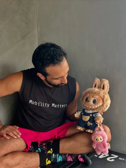 It's important to have a support system in the gym. These two are always there for me.