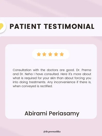My approach is centered on providing honest advice tailored to your specific needs. This patient's testimonial highlights my philosophy of recommending only what is necessary, never pressuring you into a treatment.