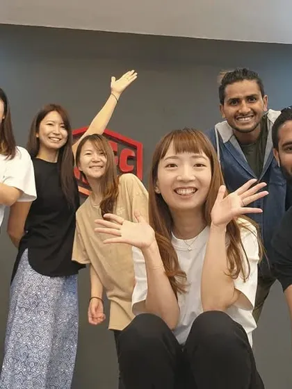 Our wonderful group of students from Japan who bring so much joy and enthusiasm to our Bollywood classes. Dance truly has no language.