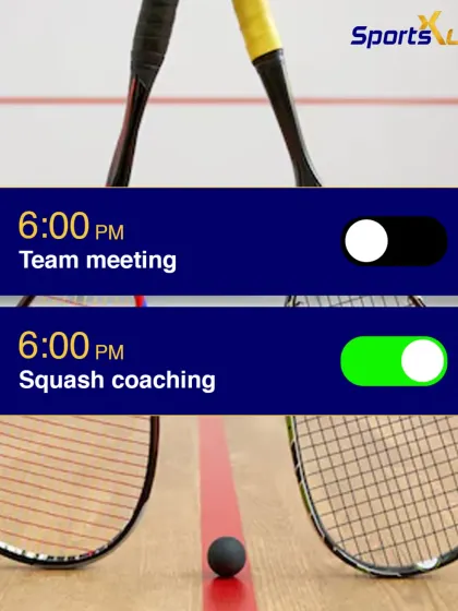 When you have to choose between a team meeting and squash coaching, the choice is easy. For us, court time always wins.