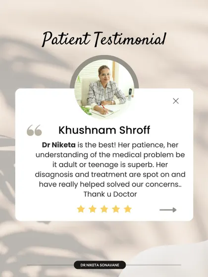 For this patient, my patience and understanding of both adult and teenage medical problems were key. A spot-on diagnosis and effective treatment plan helped solve their family's concerns.
