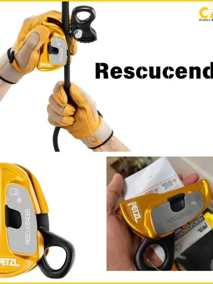 The Rescucender is a rope clamp that helps our team ascend ropes safely during technical rescues. We are grateful to donors who help us acquire this life-saving gear.
