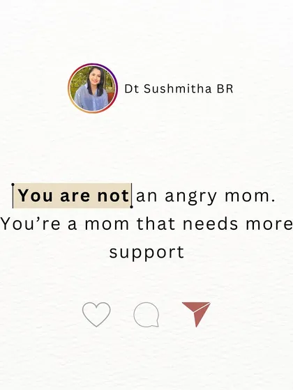 You are not an angry mom. You're a mom that needs more support. Let's change the narrative and support mothers before they reach their breaking point.