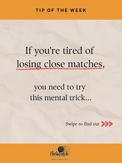 Tired of losing close matches? The solution is often a mental trick. We focus on building a strong mindset that doesn't dwell on mistakes but immediately refocuses for the next point.
