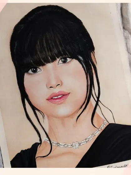 Capturing the iconic Lisa from Blackpink in oil colors. This portrait was a study in soft features and subtle expressions, painted on high-quality canvas to get that smooth, life-like finish. Perfect for any Blink's collection.